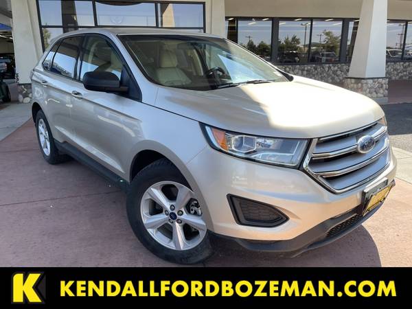 Photo 2017 Ford Edge White Gold Metallic Priced to SELL - $21,988 (Kendall Ford of Bozeman)