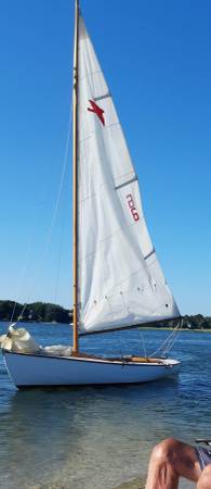 16 foot wooden sailboat