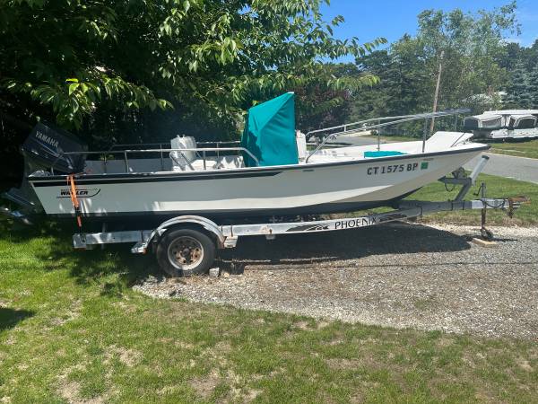 1991 Boston Whaler Montauk with Trailer $18,000 | Boats For Sale | Cape ...