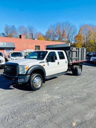 Photo 2013 FORD F450 SD XL CREW CAB DRW 9FT LANDSCAPE DUMP TRUCK - LOW MILES - $26,999 (Monroe, NY)