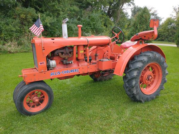 1937 Allis Chalmers WC Tractor Passenger Seat Runs Great $2,400 ...