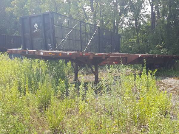 Photo 45 FT. - 68 FT. EXPANDABLE 1981 FLAT BED TRAILER $6,800