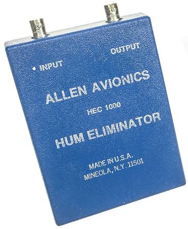 Photo Allen Avionics Hum Eliminator Model HEC-1000 Vintage Unit Working $20