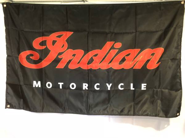 Photo Indian Motorcycle Wall Flag (3x5) $15