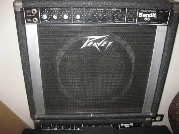 Peavey Bandit 65 2 channels distortion or cleanand spring reverb $200 ...