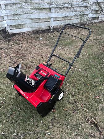 Toro electric start snow blower $159 | Garden Items For Sale | Chicago ...