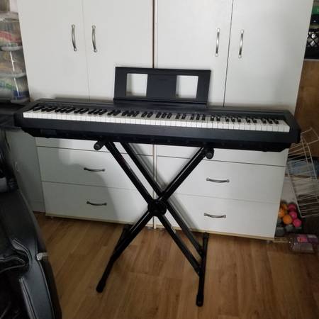 Photo Yamaha P45 88-Key Weighted Action Digital Piano, Black $300