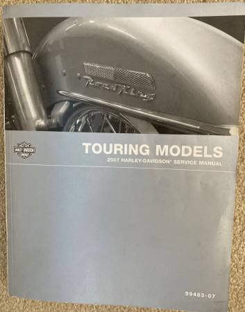 Photo service manual for Harley Davidson 2007 Touring Models for 1998 $110