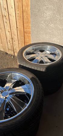 22 Velocity chrome wheels $500