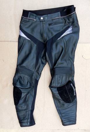 Photo BMW Motorrad Leather Motorcycle Riding Trousers $$$REDUCED $110