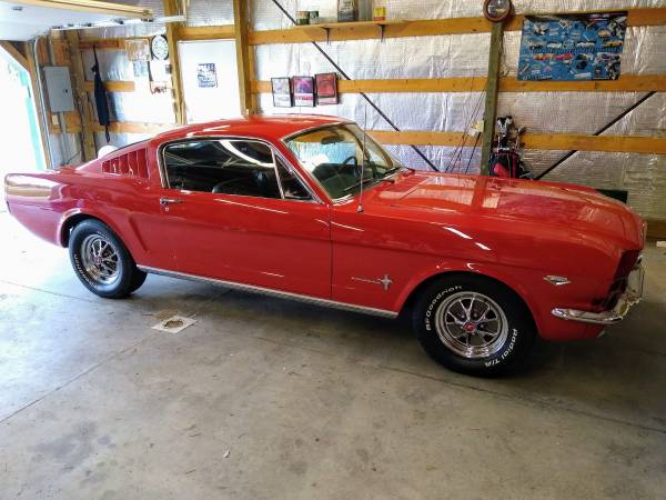 1965 Ford Mustang Fastback V8 289 C Code Rangoon Red - $35000 ...