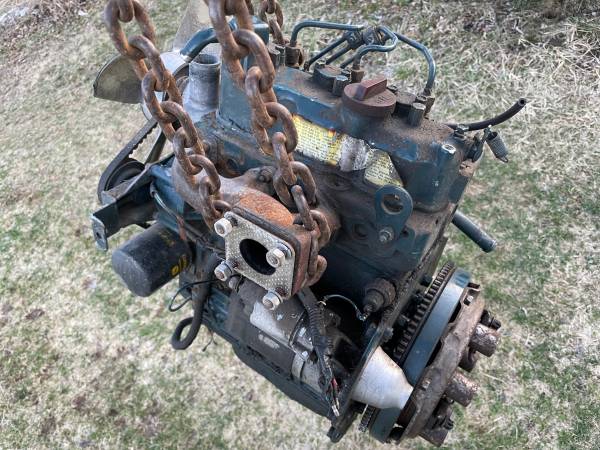 Photo Diesel Engine, 3Cy, wRadiator, Air Cleaner and Muffler $1,850