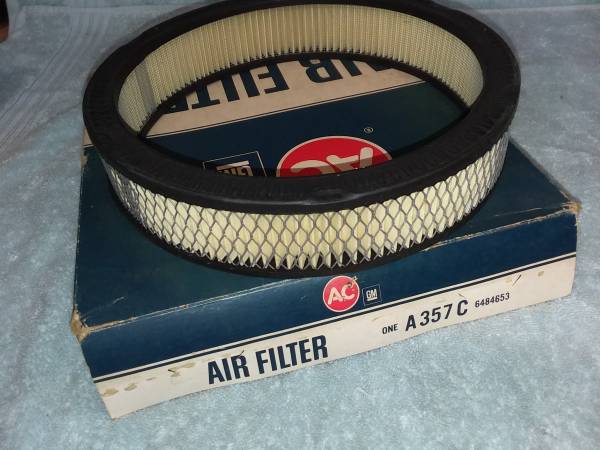 Photo Ford pinto mustang falcon NOS AC delco filter $25