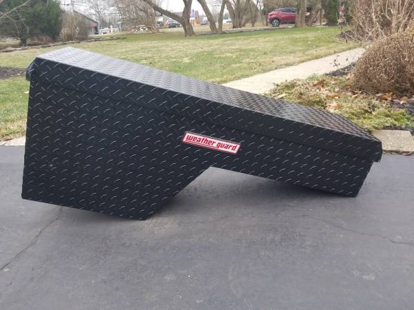 New Weather Guard 46” Blk Wheel Well Truck Tool Box #2130 $300 ...