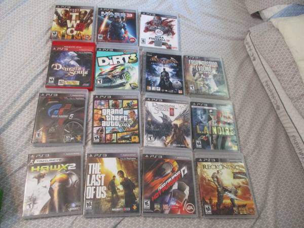 Photo PS3 Games.. Great condition guaranteed to work.. $150