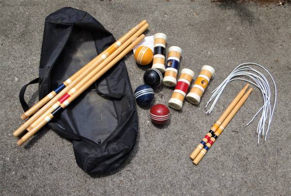 Photo REDUCED Used Lawn Croquet Set $9