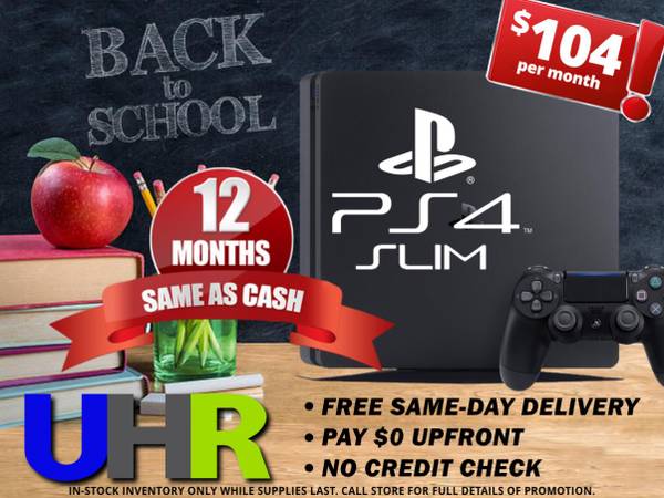 Photo Sony Playstation 4 (PS4) Slim  Dont Pay Anything Today