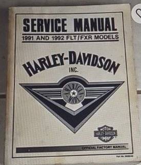 Photo 1991 and 1992 Harley Davidson Manual $100