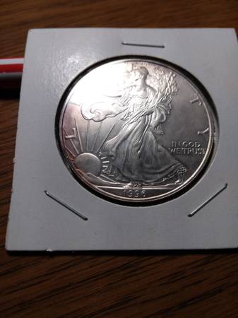 Photo 1996 American Silver Eagle ASE $52