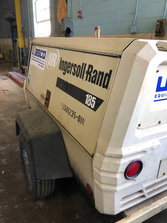 Photo 2002 Ingersoll Rand IR 185 Portable Air Compressor $5,500