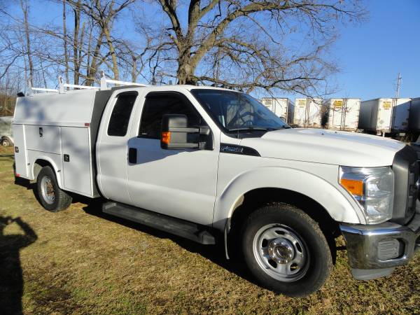 Photo 2015 RUST FREE FORD F250 HD, EXTED CAB,UTILITY BED WTH LADDER RACK. - $14,900 lsaquo image 1 of 23 rsaquo 376 WEST AVE (google map)