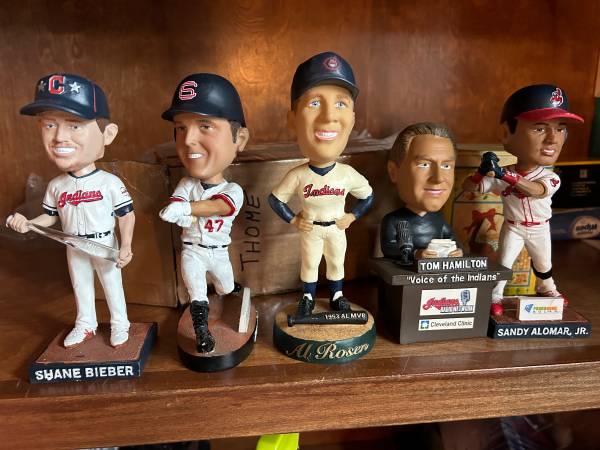Photo 5 Cleveland Indians Bobbleheads includes rare Thome Sky Sox $139