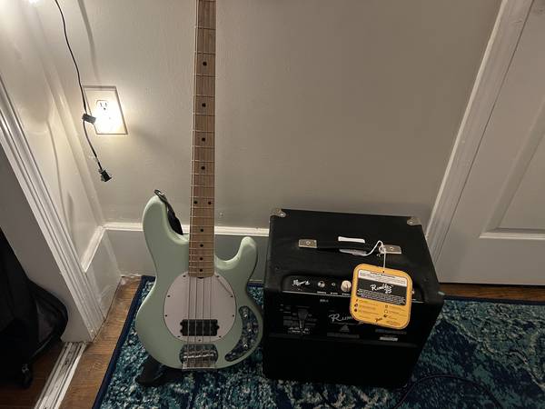 Photo Beautiful Sterling bass  Fender bass  $450