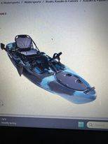 Erehwon Balsam Fishing Pedal 10 Kayak with Paddle $1,100