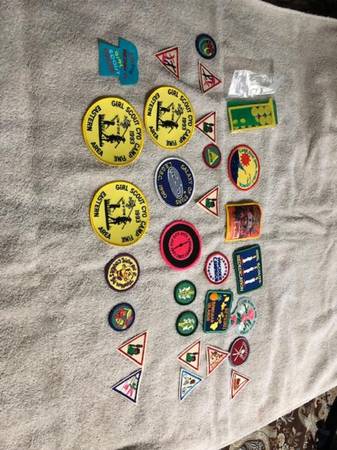 Photo Girl Scout Patches - 1980s-90s $25