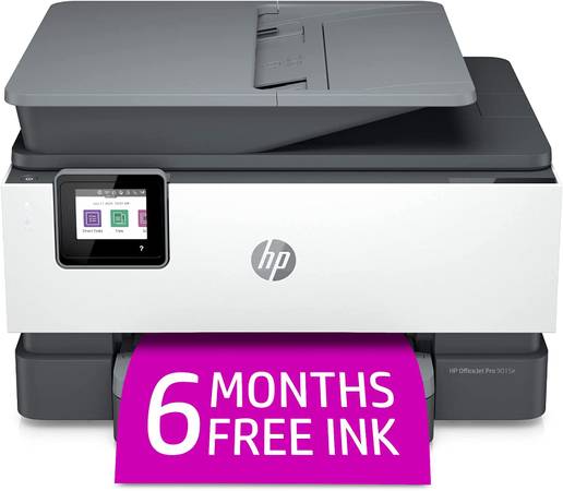 Photo HP OfficeJet Pro 9015e Wireless Color All-in-One Printer with bonus 6 $200
