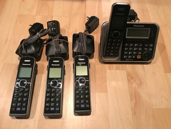 Photo Panasonic KX-TG385SK Link to Cell DECT 6.0 PLUS Cordless Phone wAnswe $60