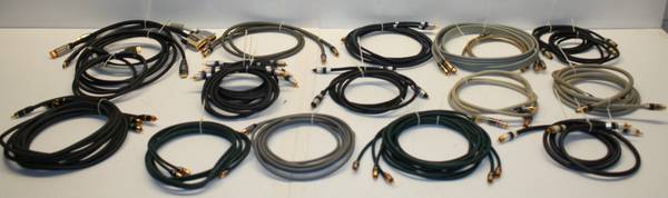 Photo RCA Monster Cables, Phoenix, PureAV and Video HDMI etc. $90