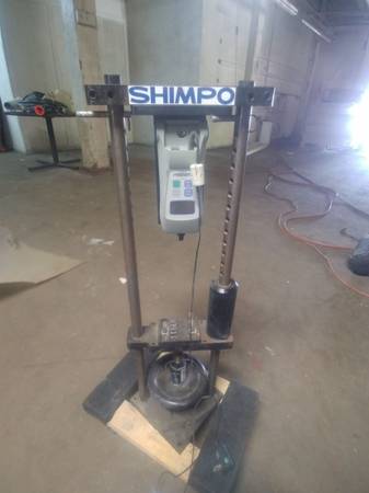 Photo Shimpo FGS-1000H Manual Force Test Stand $200