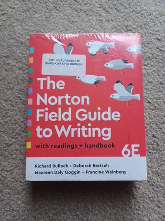 Photo The Norton Field Guide to Writing 6E $70