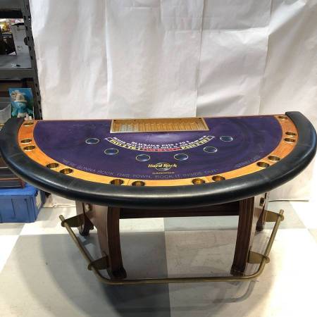 Photo Authentic Hard Rock ABQ Poker Table $3,500