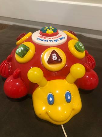 Photo PULL ALONG LADY BUG LEARNING TOY - NUMBERS, COLORS, SHAPES $5
