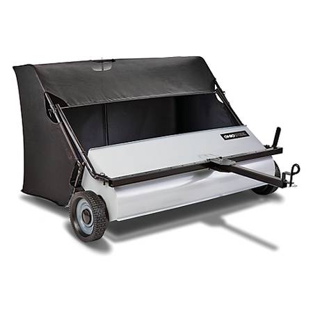 Photo tow behind lawn sweeper leaf catcher $225