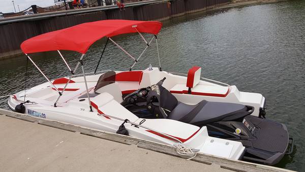 20 Hybrid Boat and Yamaha VXR Jetski, Trailer, Extras, FAST $22,950