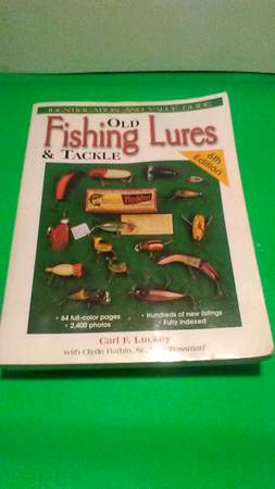 Old Fishing Lures  Tackle 6th Edition Value Guide $25