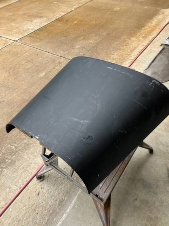 Photo 1928-1929 Ford Model A Half Hood Top Rat Hot Street Rod Jalopy Trog $350