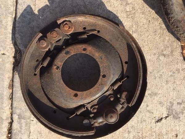 Photo 1928-31 Model A Ford Front Backing Plate L or R Brake $50