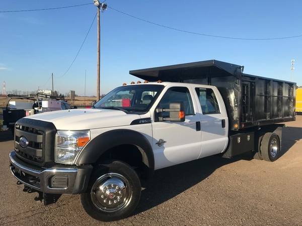 Photo 2015 Ford Super Duty F-550 DRW XL DRW 6.7L V8 Diesel 12Ft Dump Bed Cre - $58,995 (_Ford_ _Super Duty F-550 DRW_ _Truck_)
