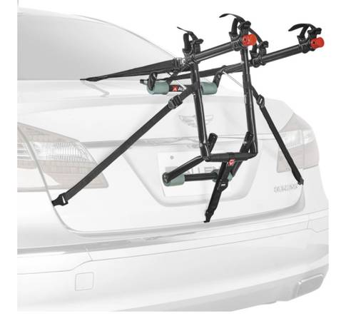Photo Allen Sports Deluxe 2-Bicycle Trunk Mounted Bike Rack Carrier, model 102DN $10