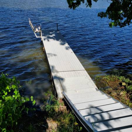 Photo Boat Dock - Aluminum Roll-A-Dock $1,500
