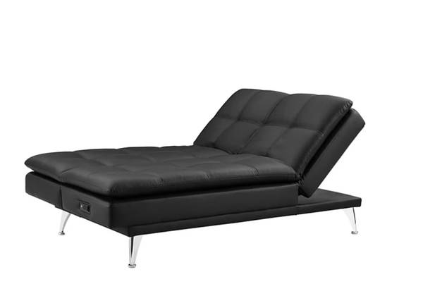Serta Morgan High Performance Leather Convertible Sofa $350