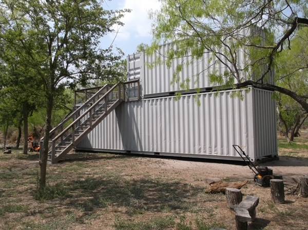 Photo Two story Shipping containers Hunting cabin Portable office $10,000