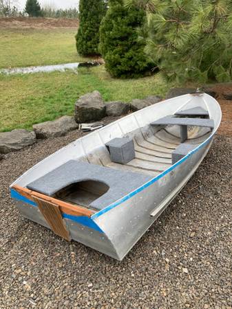 12 Aluminum boat $300