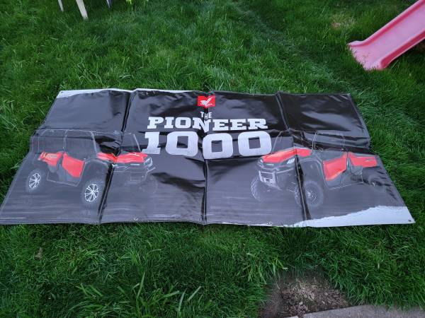 Photo 8x4 Honda Pioneer 1000 Side by Side shop banner $20