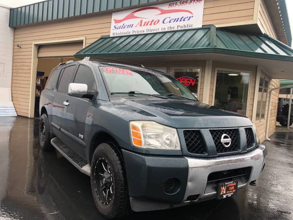 Photo FULLY LOADED  3RD ROW FOLD DOWN SEATS  2007 NISSAN ARMADA SE 4X4 - $6,796 (AFTERMARKET ENTERTAINMENT SYSTEM)