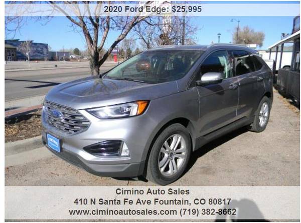 Photo 2020 Ford Edge SEL AWD 4dr Crossover 61186 Miles - $25,995 (fountain)